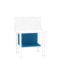 Комплект (полка+стенка задняя) ПЗ-68