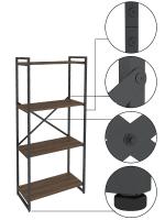 GUTTA Стеллаж 151х69х34 с четырьмя полками