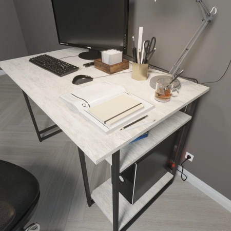 GUTTA Письменный стол 76х111х68 см патина, чёрный