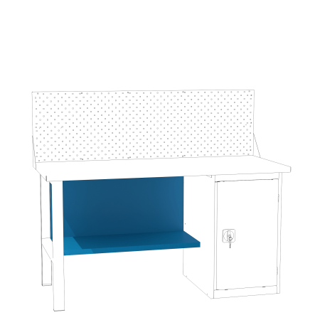 Комплект (полка+стенка задняя) ПЗ-94