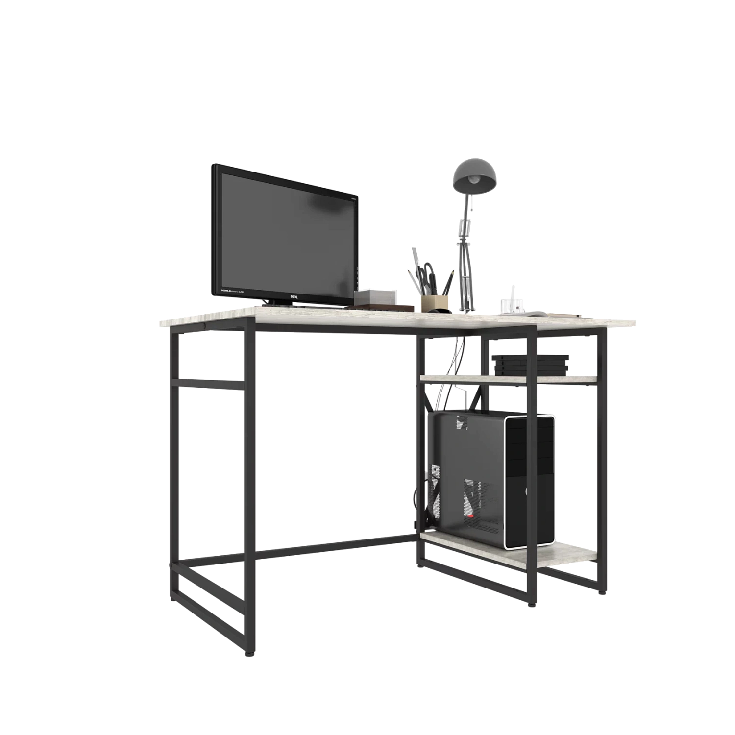 GUTTA Письменный стол 76х111х68 см патина, чёрный