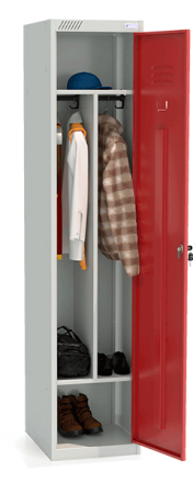Шкаф для одежды ШРС 11-400 с перегородкой