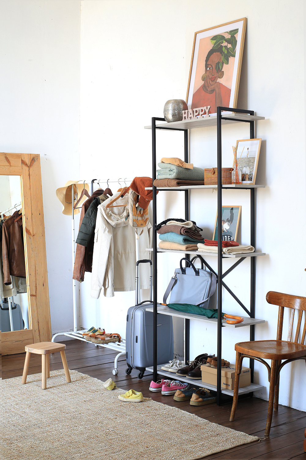 GUTTA Стеллаж 196х92х34 с пятью полками