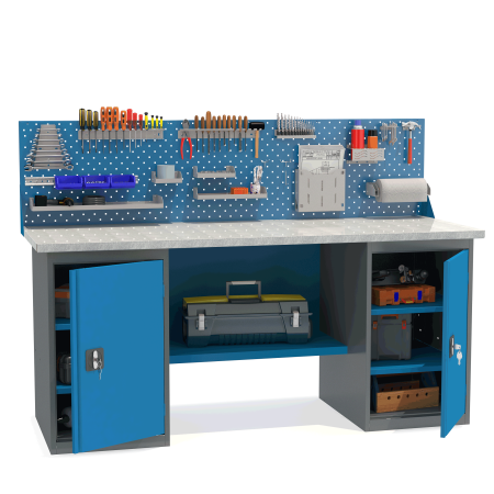 ВТ2-1.9 Верстак с двумя тумбами