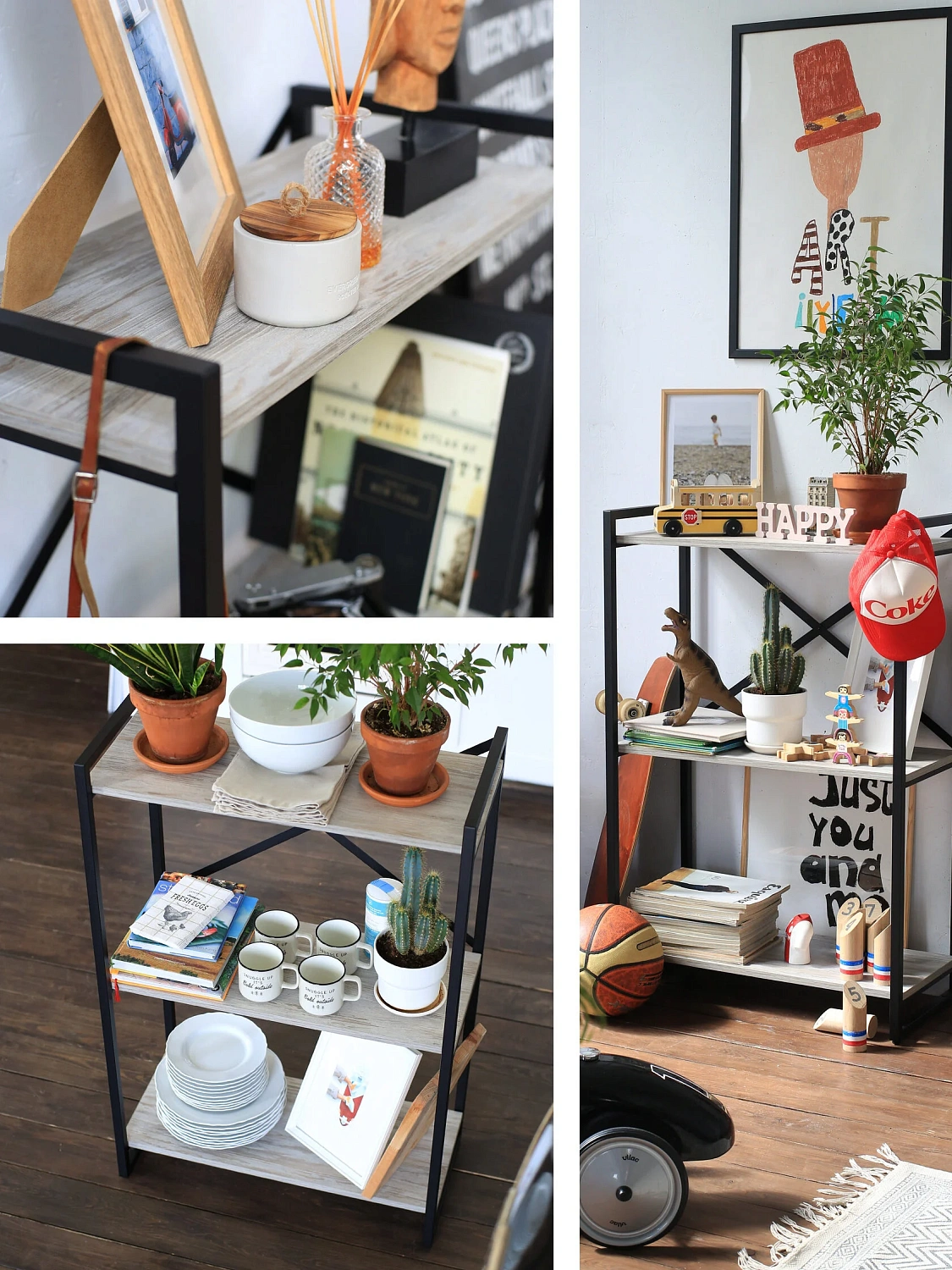 GUTTA Стеллаж 106х69х34 с тремя полками