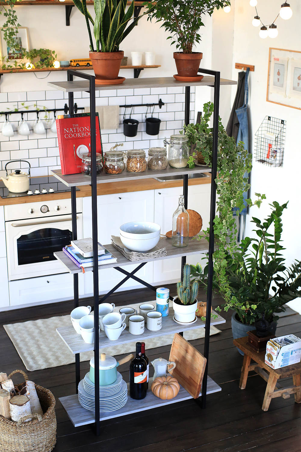 GUTTA Стеллаж 196х92х34 с пятью полками