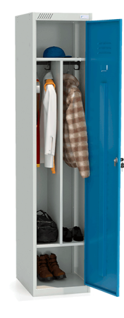 Шкаф для одежды ШРС 11-400 с перегородкой