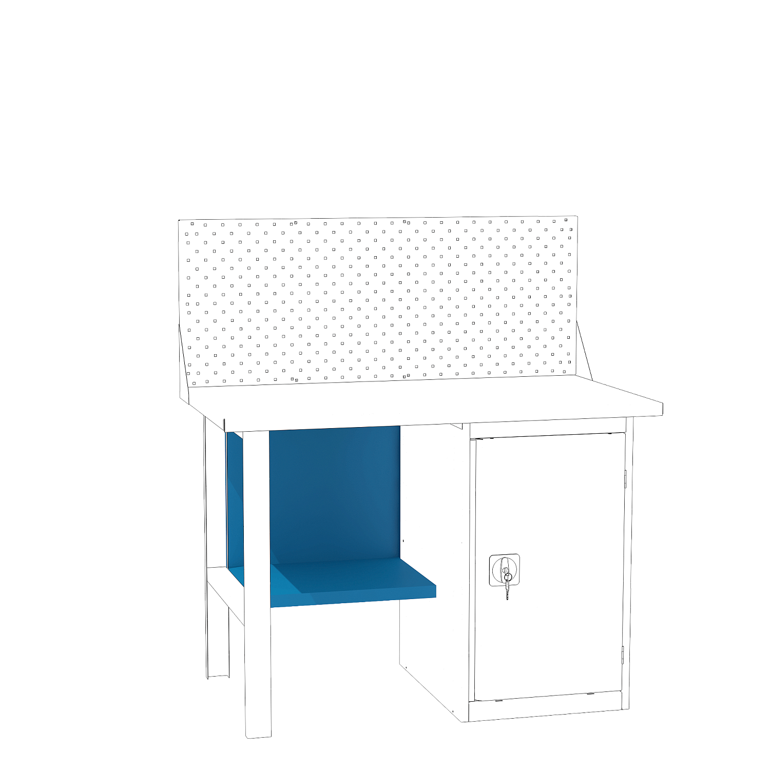 Комплект (полка+стенка задняя) ПЗ-52