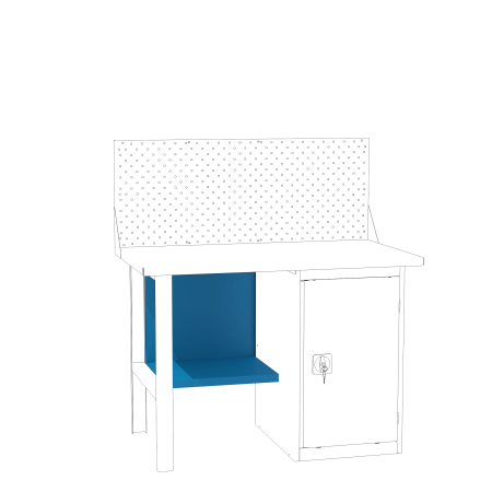 Комплект (полка+стенка задняя) ПЗ-52