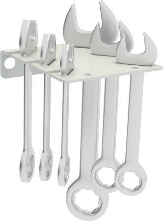 Держатель 6 местный DM-75x63